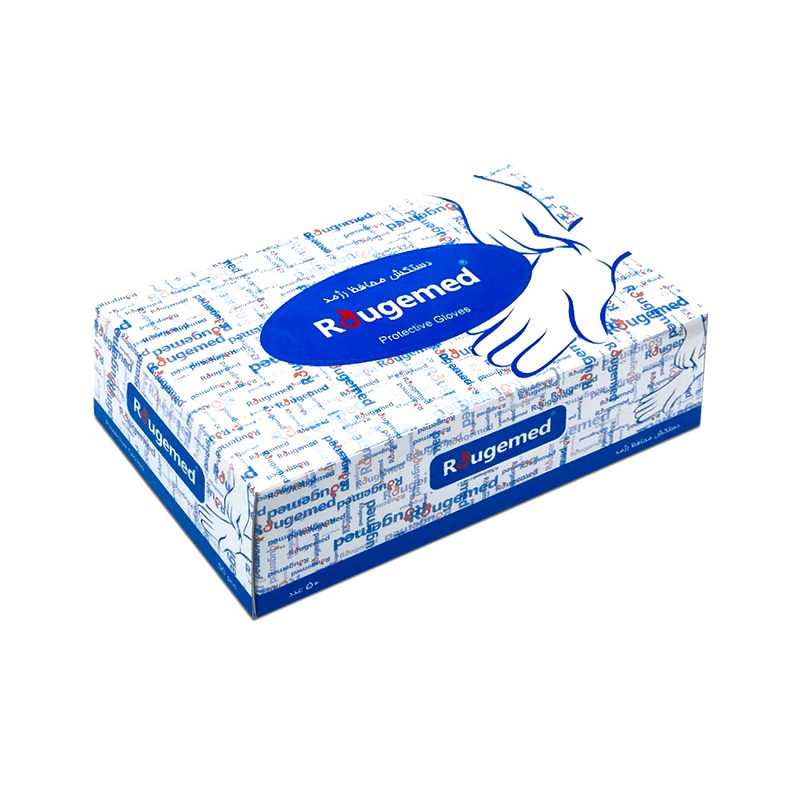 دستکش یکبار مصرف رژمد مدل ونیل بسته پنجاه عددی دستکش یکبار مصرف رژمد مدل ونیل بسته پنجاه عددی