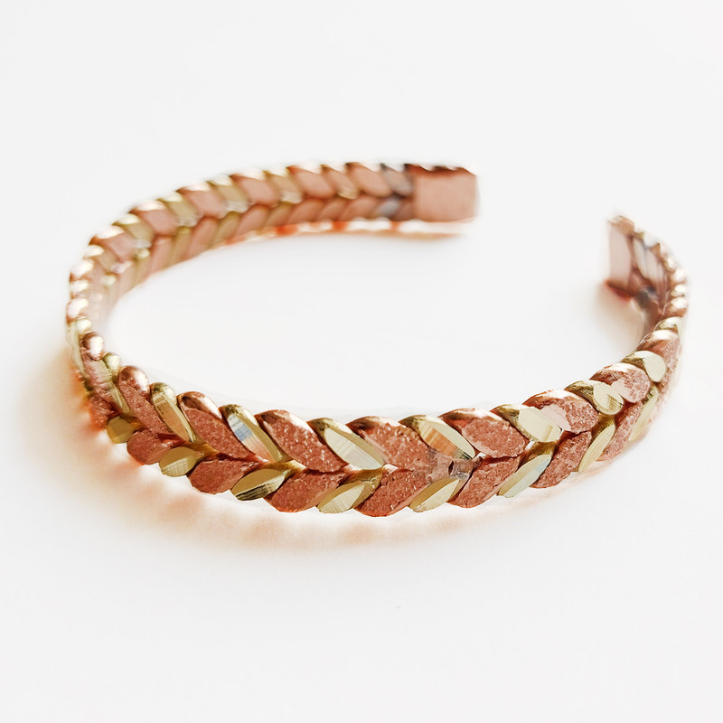 نیم ست زنانه مدل مس و برنج پیچک کد 05