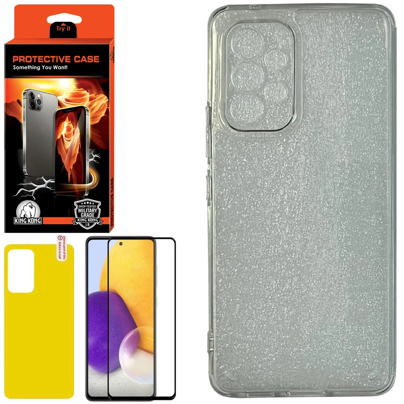 کاور کینگ کونگ مدل PCAAA مناسب برای گوشی موبایل سامسونگ Galaxy A53 به همراه محافظ صفحه نمایش و محافظ پشت گوشی