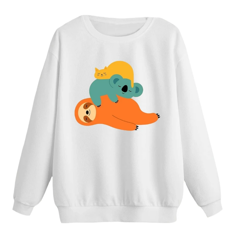 سویشرت زنانه مدل تنبل و کوالا کد p1  