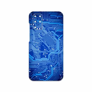 MAHOOT Blue Printed Circuit Board Cover Sticker for Samsung Galaxy S20 Plus