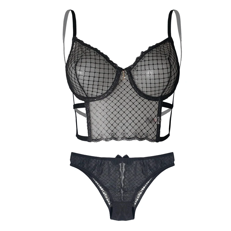 ست شورت و سوتین زنانه مدل پایه بلند کد 8052