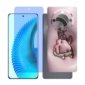 Glass together model blue cut screen protector suitable for Honor X9b mobile phone with back cover sticker