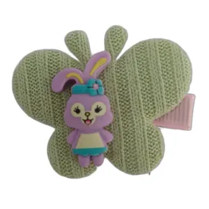 گیره مو دخترانه مدل پروانه عروسکی کد 1521