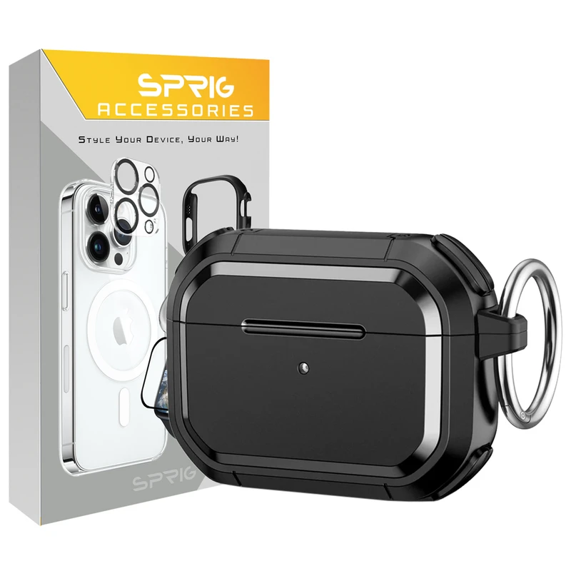 کاور اسپریگ مدل Eggshell-SP مناسب برای کیس اپل AirPods Pro 3