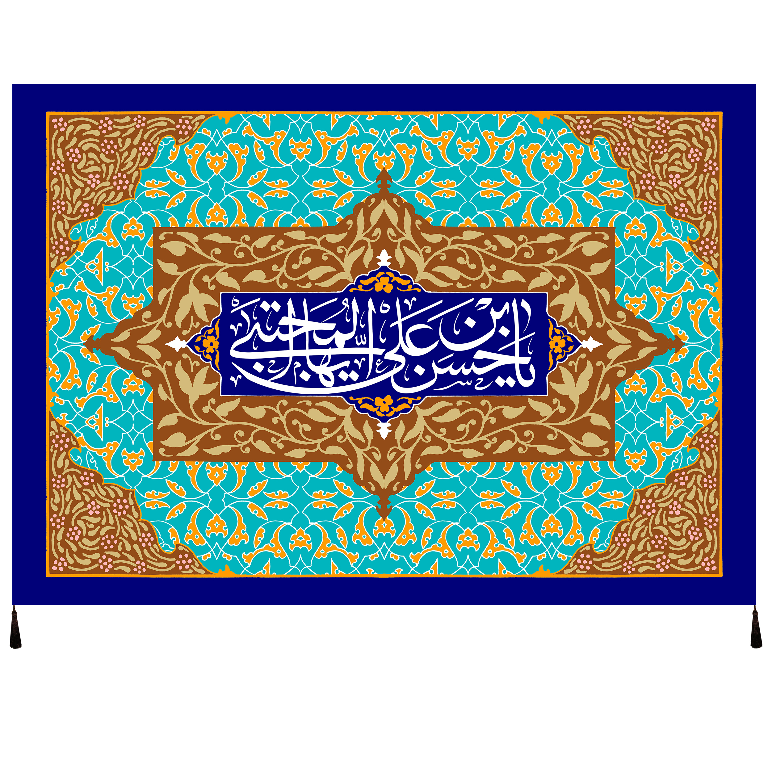 پرچم مدل امام حسن مجتبی علیه السلام 25 