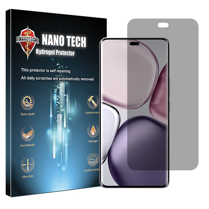 محافظ صفحه نمایش حریم شخصی نانوتک مدل هیدروژلی مناسب برای گوشی موبایل آنر X9c
