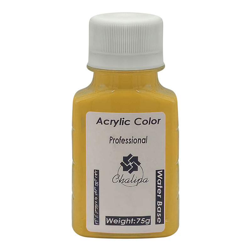 رنگ اکریلیک چلیپا مدل professional حجم 75 میلی لیتر بسته 8 عددی