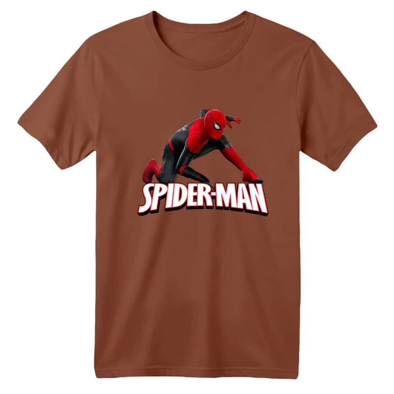 تی شرت آستین کوتاه بچگانه مدل مرد عنکبوتی کد ۱۹