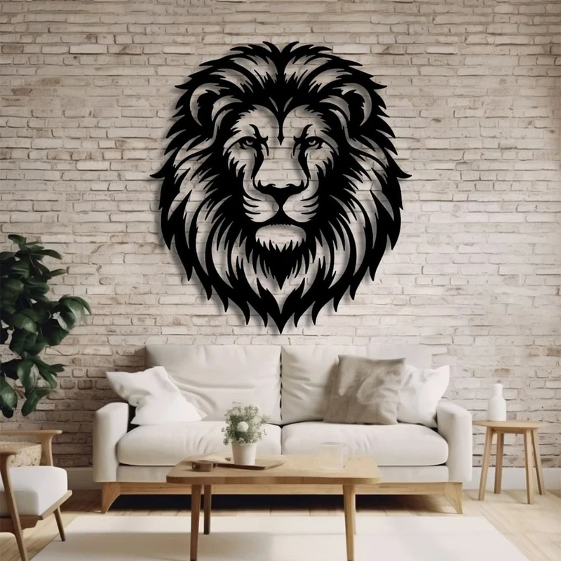 دیوارکوب دیزانور طرح شیر مدل 30 کد A071