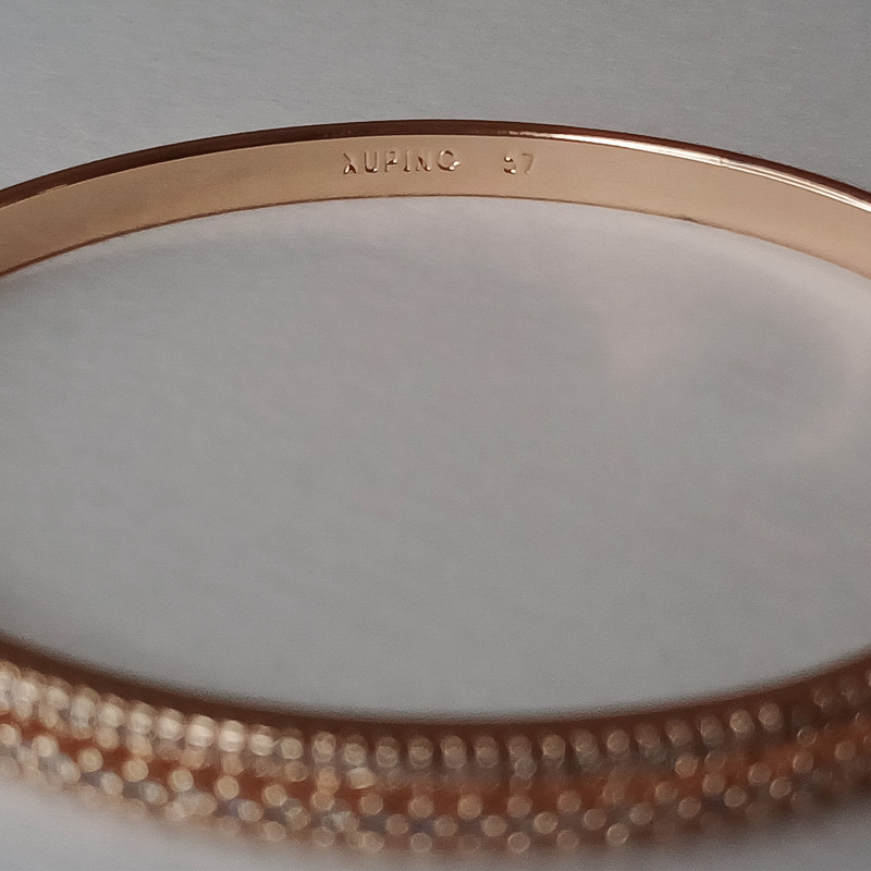 دستبند زنانه ژوپینگ مدل نگین دار کد 101004428