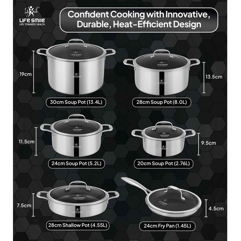 سرویس پخت و پز 12 پارچه لایف اسمایل مدل LIFEP18