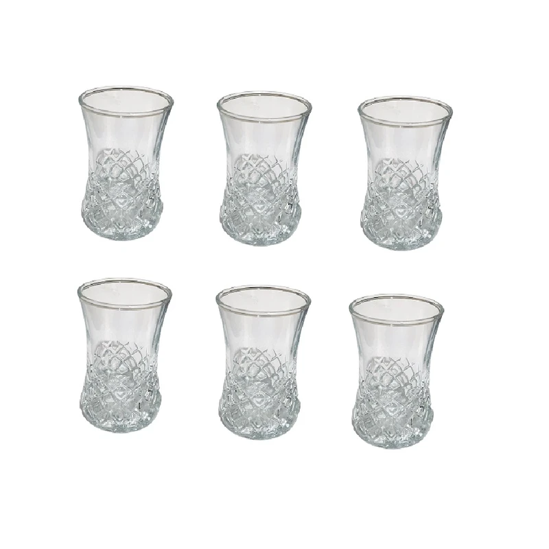 فنجان بلور کاوه مدل dilmah-kenzu مجموعه 6 عددی