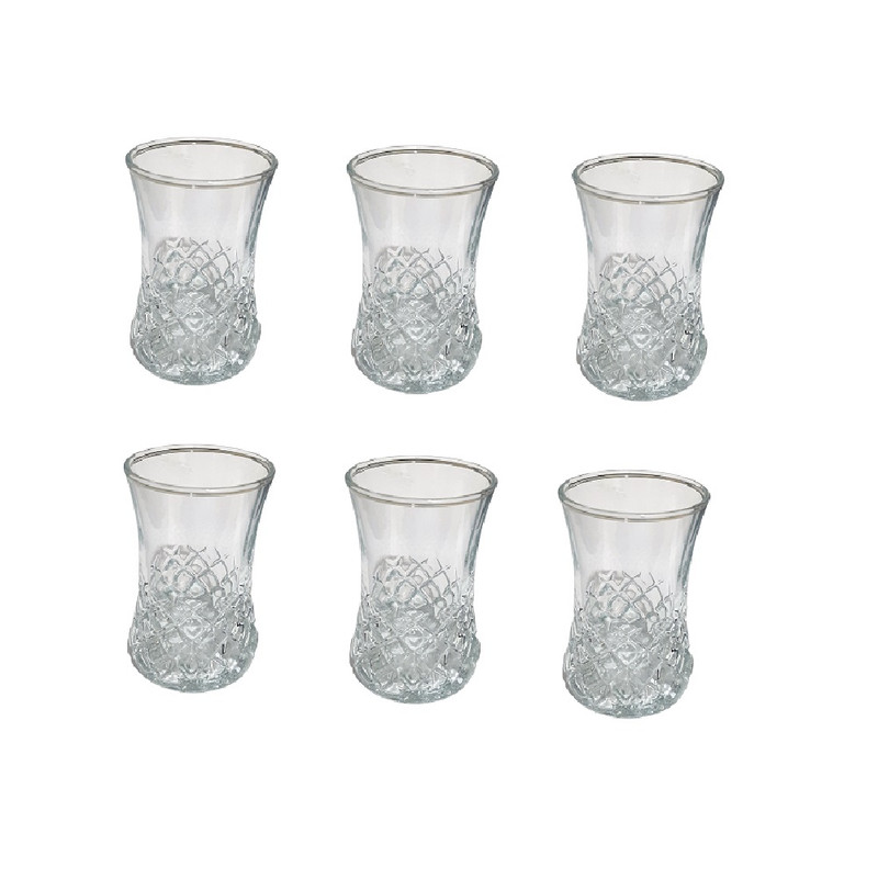 فنجان بلور کاوه مدل dilmah-kenzu مجموعه 6 عددی