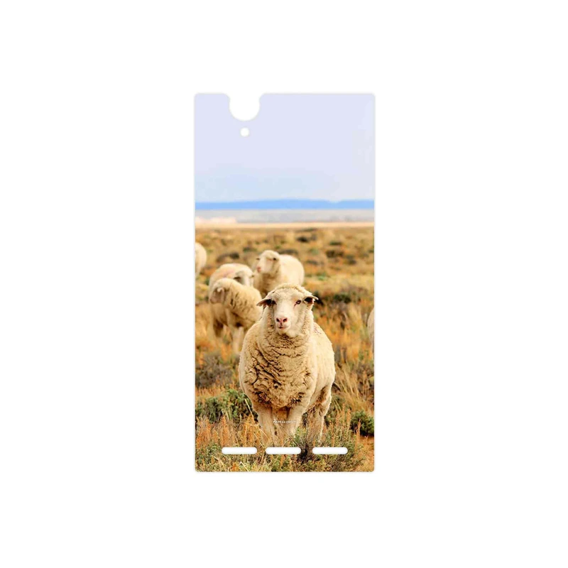 برچسب پوششی ماهوت مدل Sheep مناسب برای گوشی موبایل سونی Xperia T2 Ultra