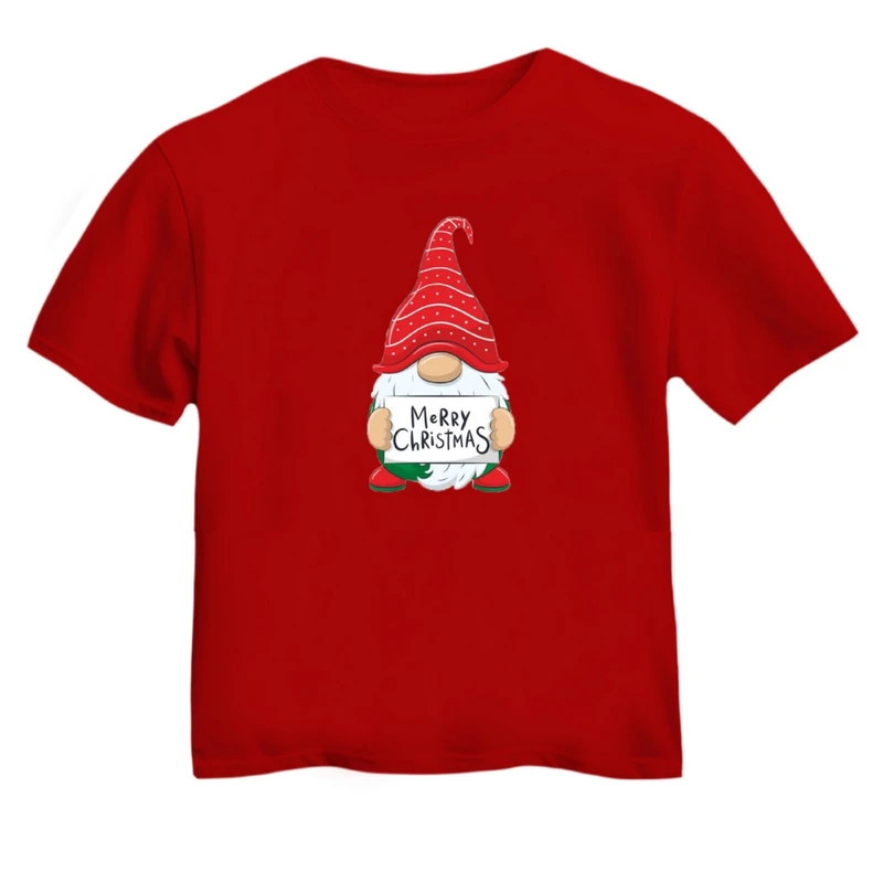 تی شرت آستین کوتاه بچگانه مدل بابانوئل کریسمس کد 6