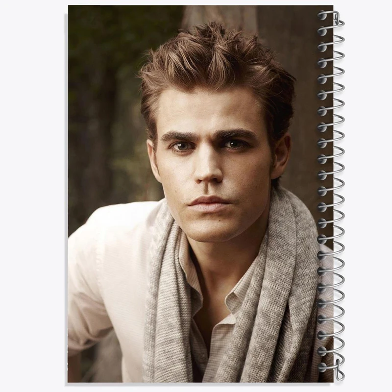 دفتر مشق 50 برگ خندالو مدل استفان سالواتوره خاطرات یک خون آشام The Vampire Diaries کد 23674