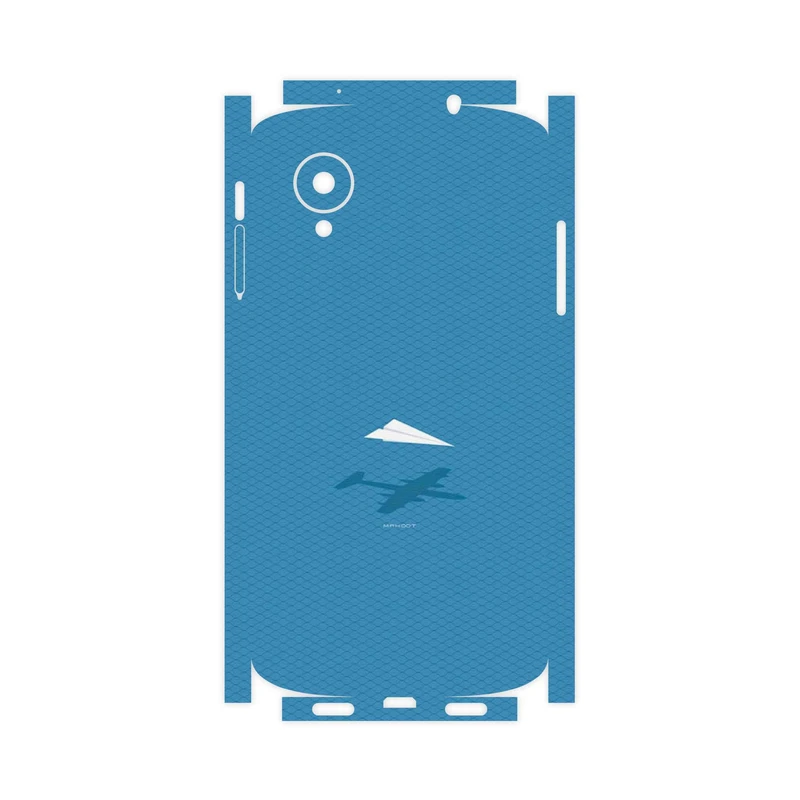 برچسب پوششی ماهوت مدل Minimal Paper Airplane-FullSkin مناسب برای گوشی موبایل گوگل Nexus 5