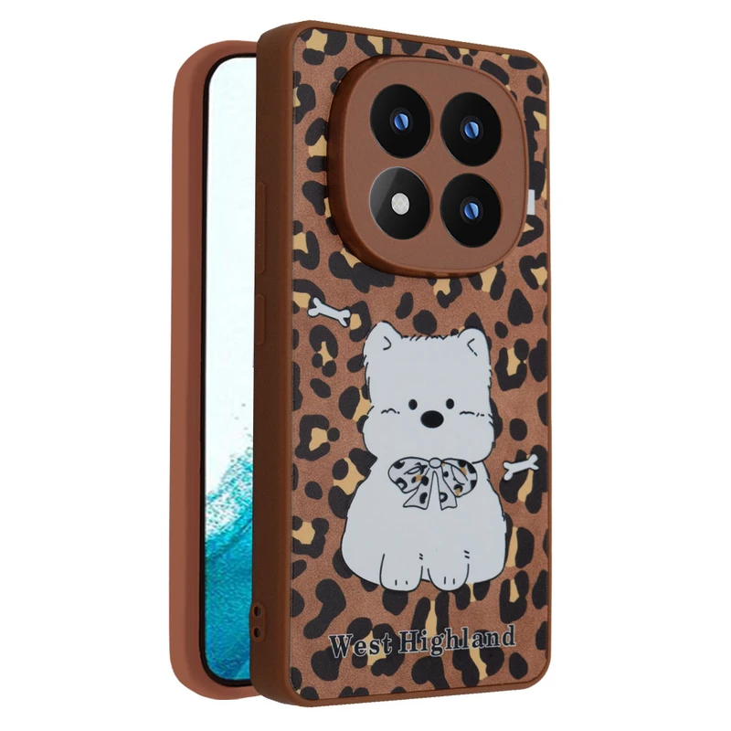 کاور مدل Westie Leopard مناسب برای گوشی موبایل شیائومی Redmi Note 14 Pro Plus