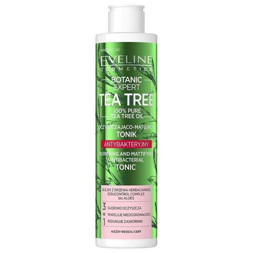 تونیک پاک کننده صورت اولاین مدل Tea Tree حجم 225 میلی لیتر
