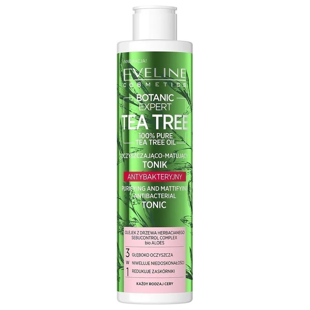 تونیک پاک کننده صورت اولاین مدل Tea Tree حجم 225 میلی لیتر