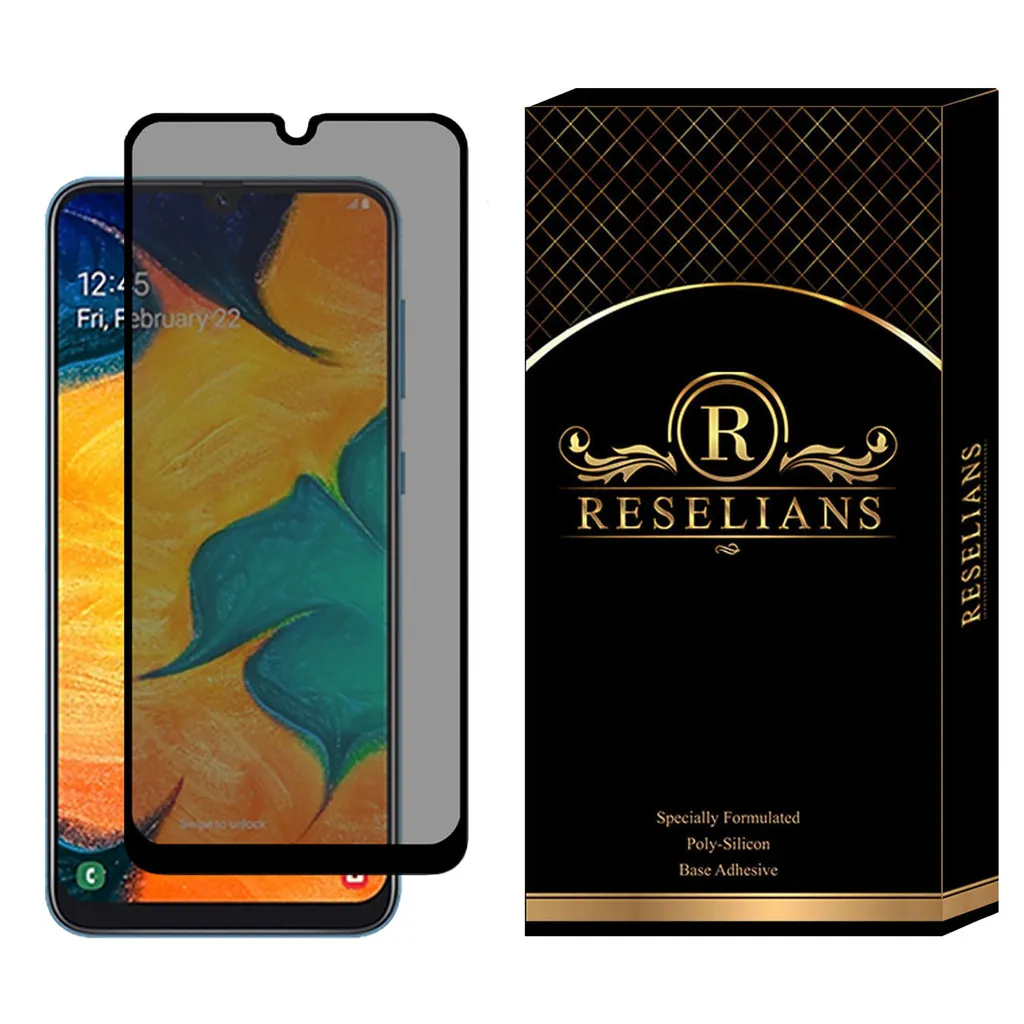 محافظ صفحه نمایش حریم شخصی رزلیانس مدل RPF مناسب برای گوشی موبایل سامسونگ Galaxy A20