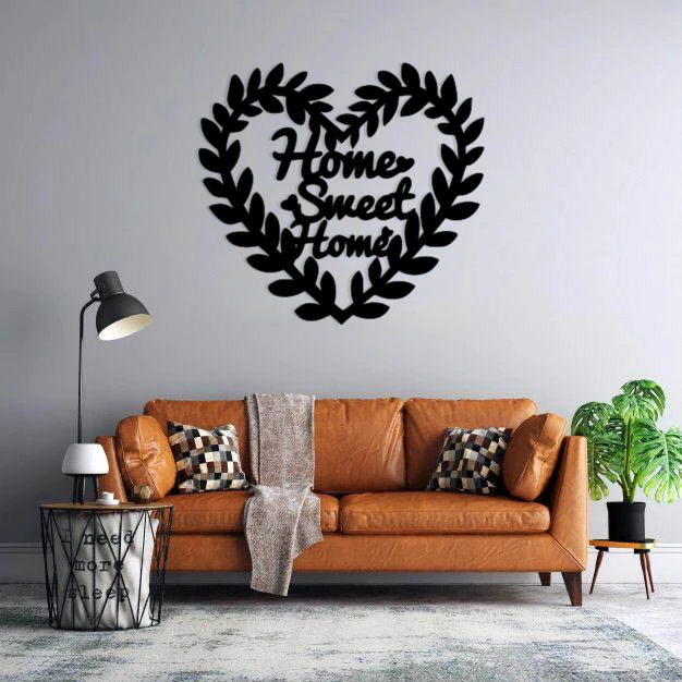 استیکر دیواری طرح home sweet home کد 02