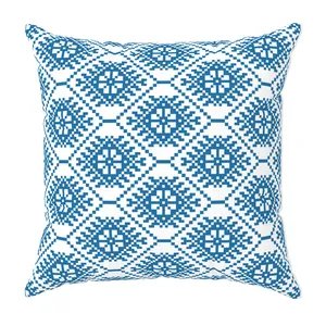 کاور کوسن مدل مخمل طرح هندسی کد 5228