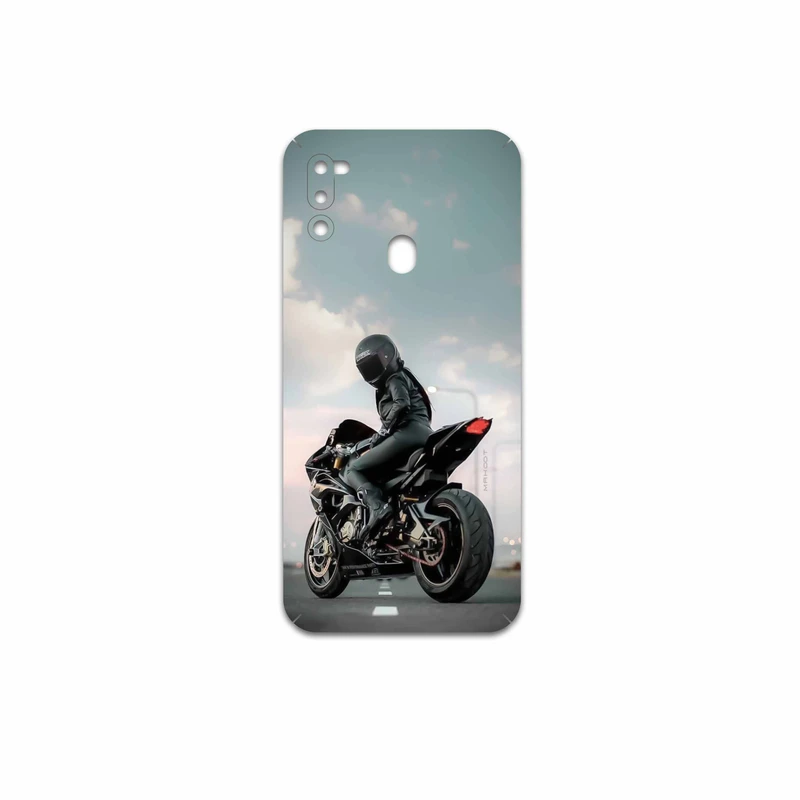 برچسب پوششی ماهوت مدل Motorcycling مناسب برای گوشی موبایل سامسونگ Galaxy M21 (2021) Edition