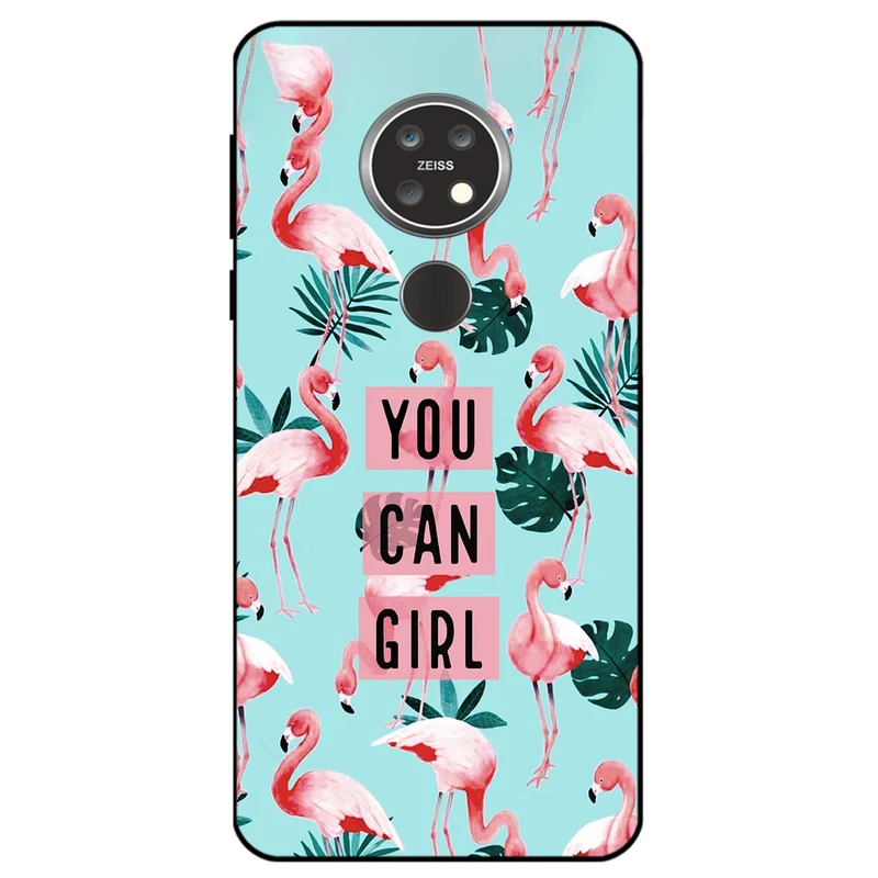 کاور مگافون طرح فلامینگو مدل 8032 مناسب برای گوشی موبایل نوکیا 6.2 / 7.2        