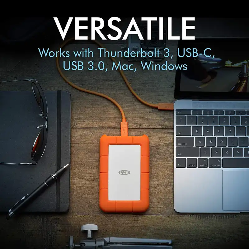 هارد دیسک اکسترنال لسی مدل RUGGED USB-C ظرفیت 5 ترابایت