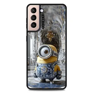 AKAM AMC-WSGS21P-MINIONS19 Cover For Samsung Galaxy S21 Plus