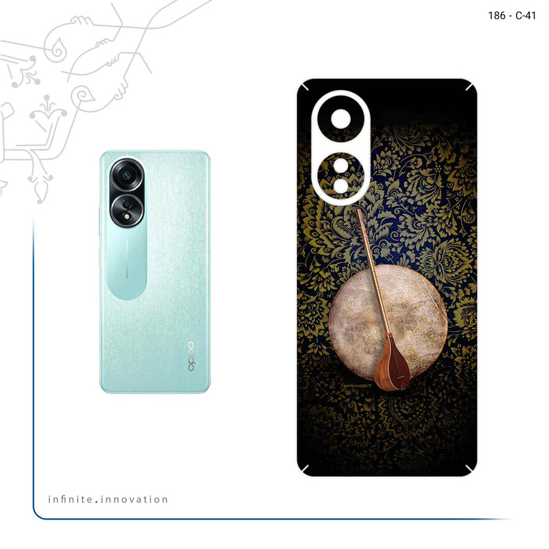 برچسب پوششی ماهوت مدل Setar_Daf_Instruments مناسب برای گوشی موبایل اپو A58 4G