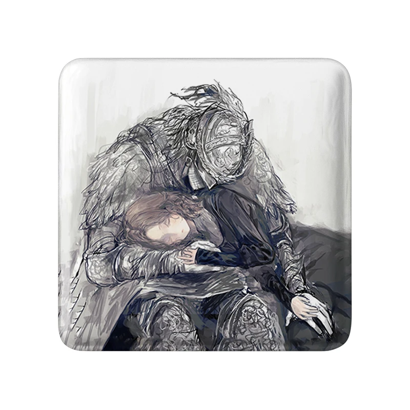 مگنت خندالو طرح بازی الدن رینگ (Elden Ring) مدل مربعی کد 31262