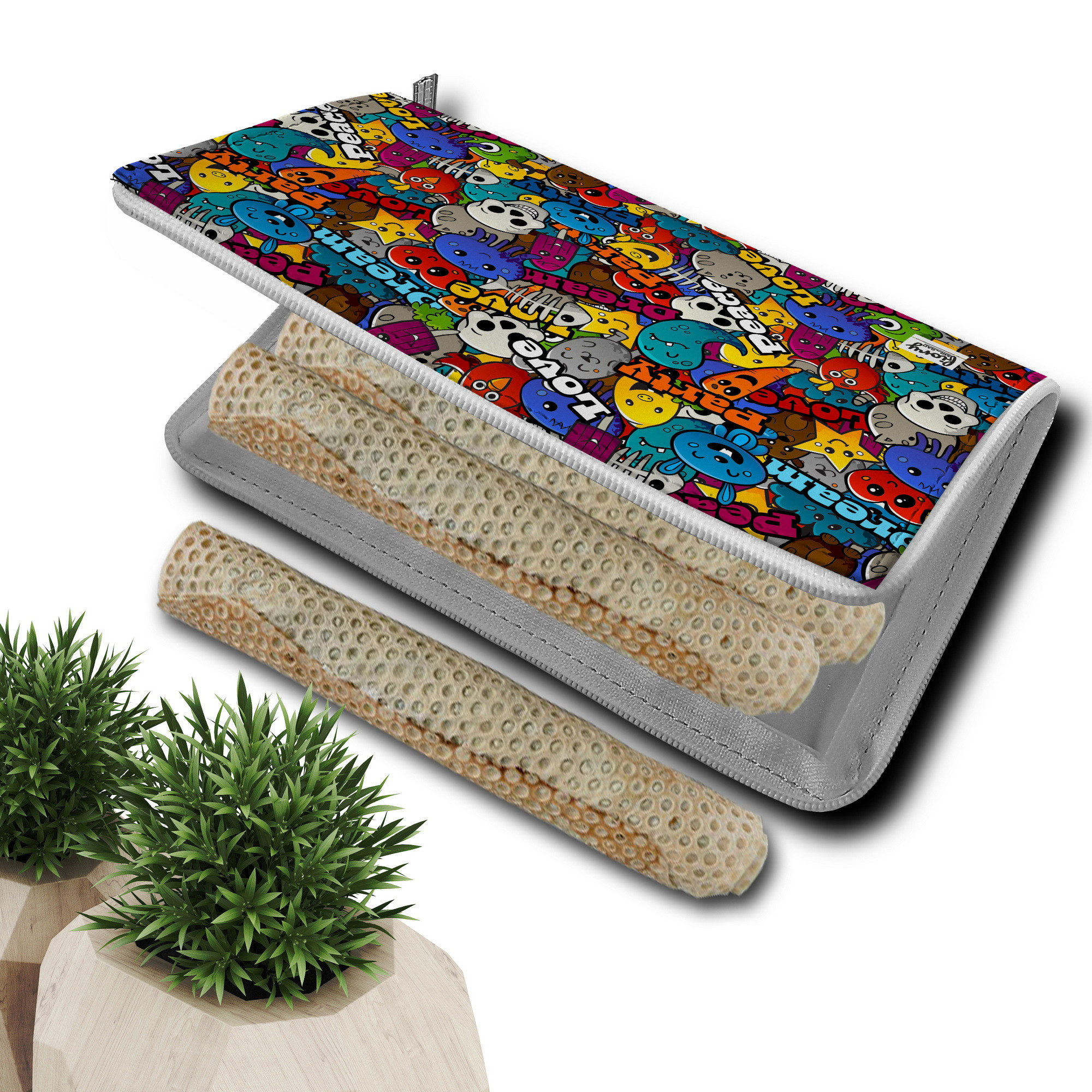 کیسه نان مستر راد مدل جای لقمه فانتزی طرح انیمیشن کد fiory 2197