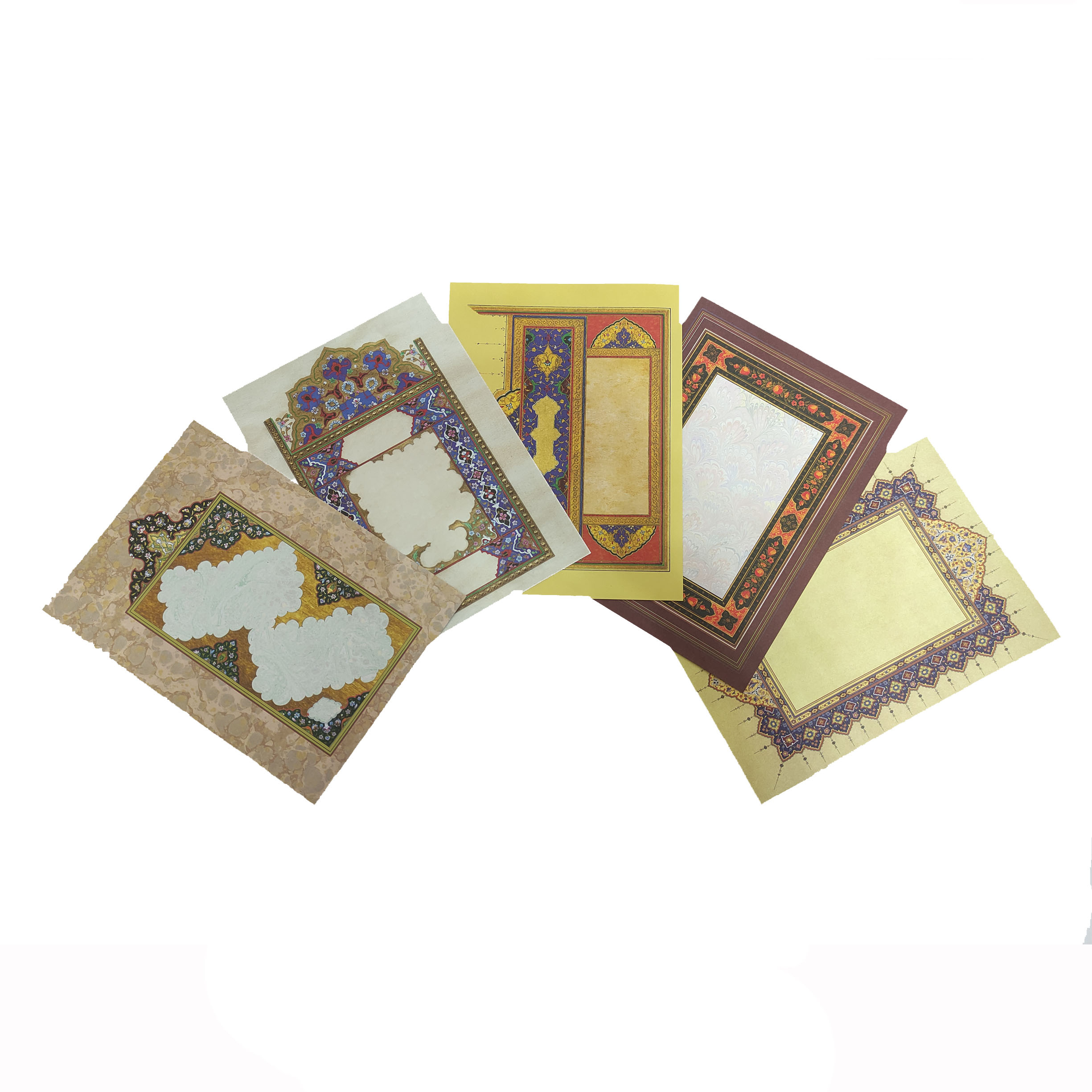 کاغذ تذهیب A5 مدل ابر و باد بسته 100 عددی