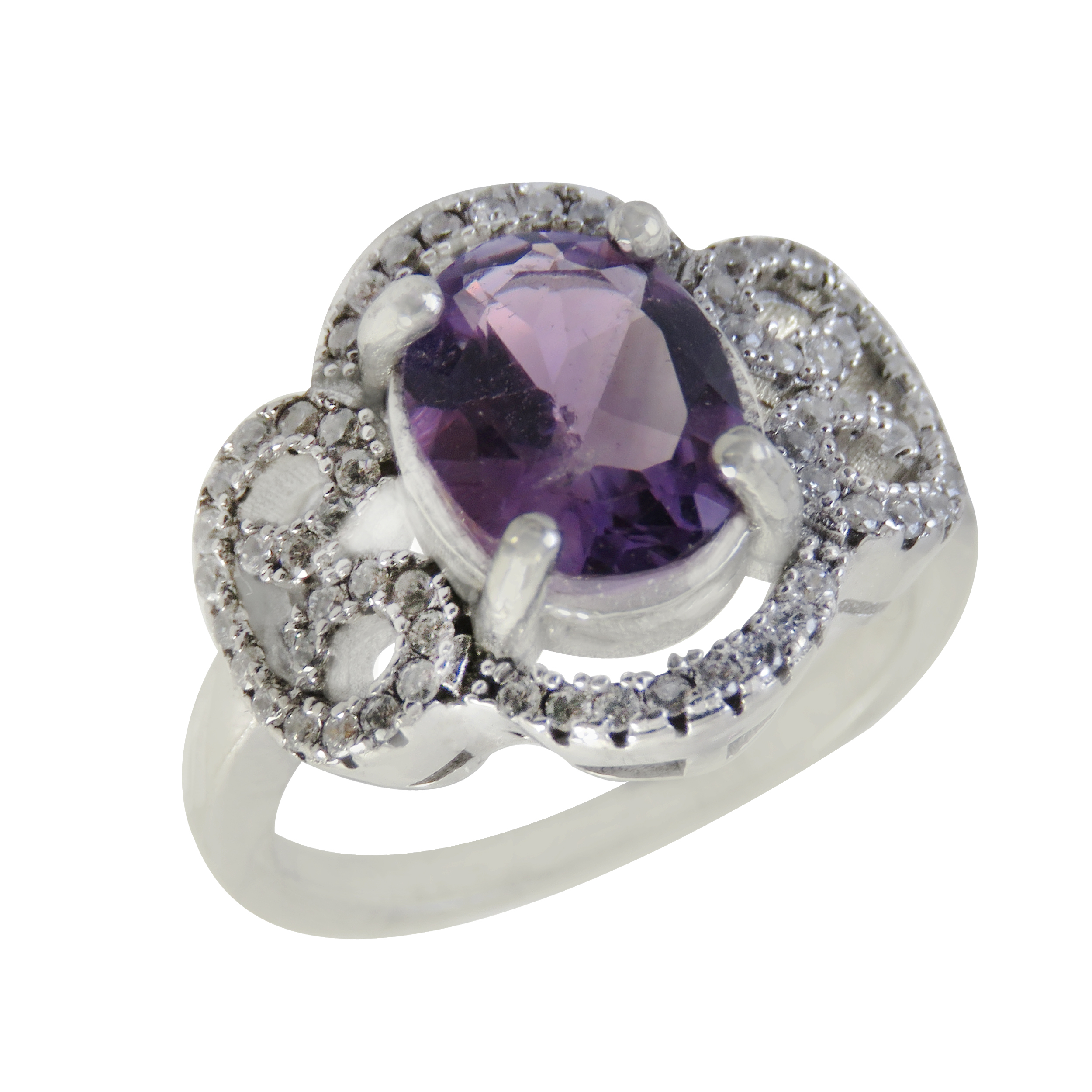 انگشتر نقره زنانه کد 2726