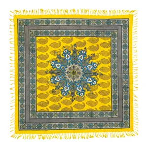 رومیزی قلمکار دهنوی مدل ترنج کدz35