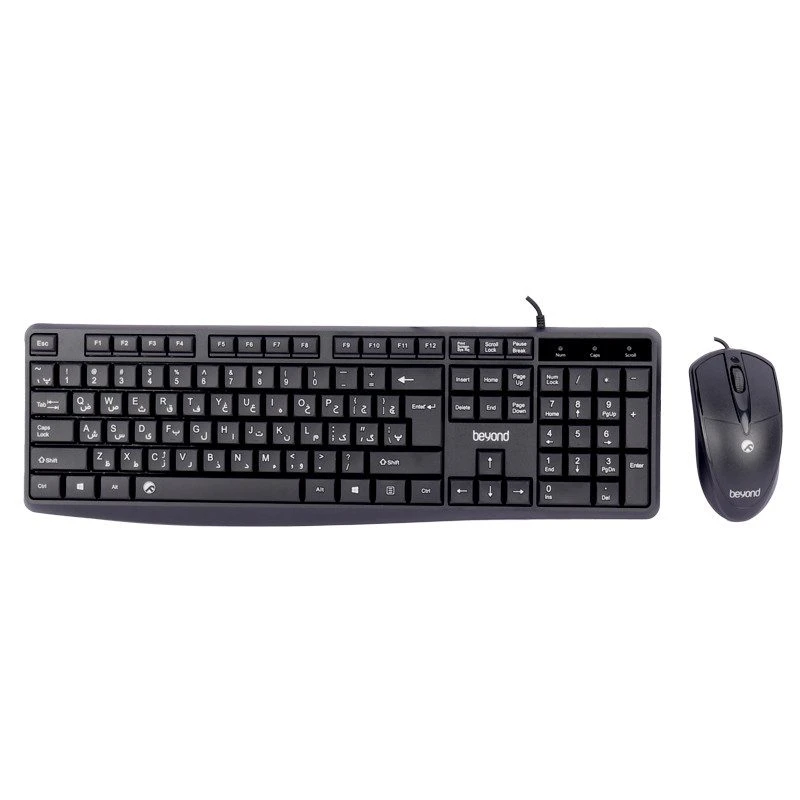  کیبورد و ماوس با سیم بیاند مدل BEYOND BMK-3375