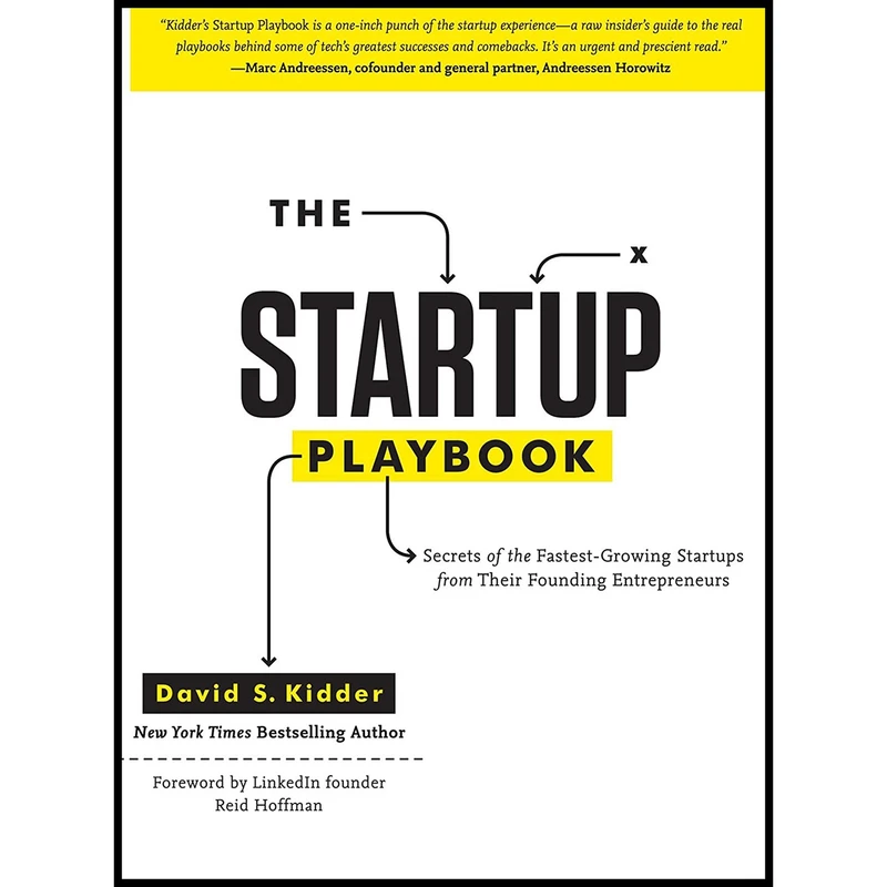 کتاب The Startup Playbook اثر David Kidder and Reid Hoffman انتشارات Chronicle Books