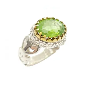 انگشتر نقره مردانه مدل زبرجد آفریقایی کد 5454118