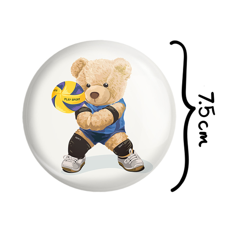آینه جیبی خندالو مدل تدی Teddy کد 26181