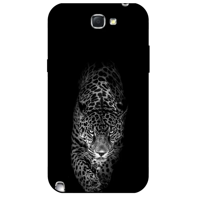 کاور مگافون طرح پلنگ مدل 1879 مناسب برای گوشی موبایل سامسونگ Galaxy Note 2       