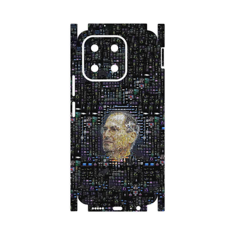 برچسب پوششی ماهوت مدل Collage of Steve Jobs 2-FullSkin مناسب برای گوشی موبایل آنر X6b