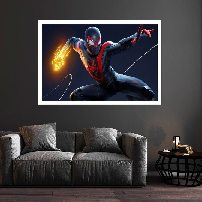 تابلو بکلیت طرح فیلم Spider-Man مدل قاب شاسی W-s8830