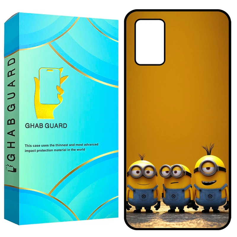کاور قاب گارد طرح مینیون مدل GCHPA03S مناسب برای گوشی موبایل سامسونگ Galaxy A02s / M02s / A03s 