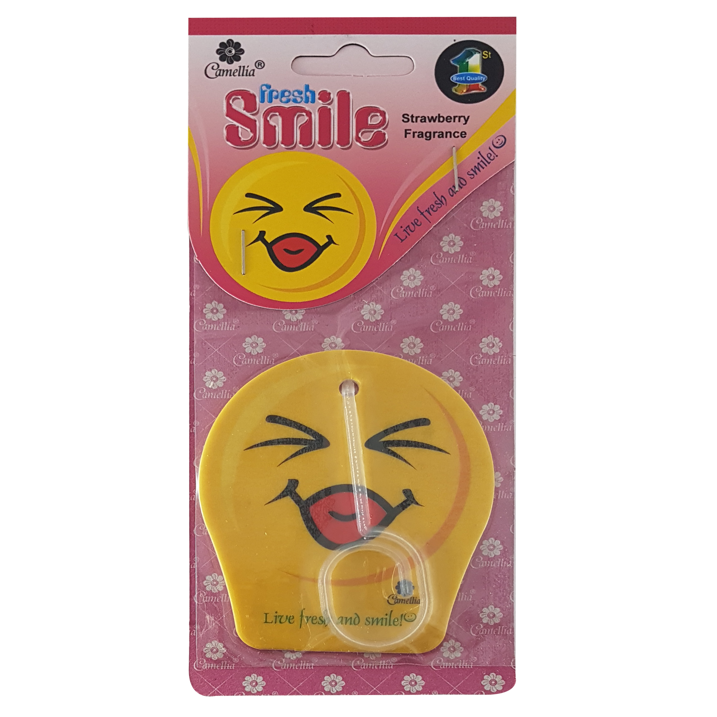 خوشبو کننده خودرو کاملیا مدل Card-Strawberry