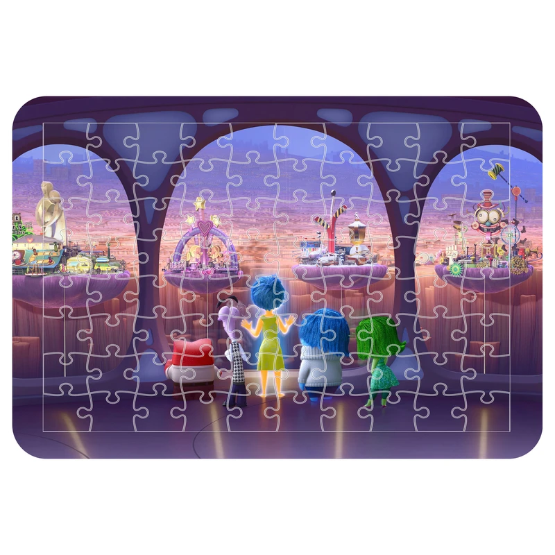 پازل 54 تکه مدل CHB1520 طرح انیمیشن درون و بیرون