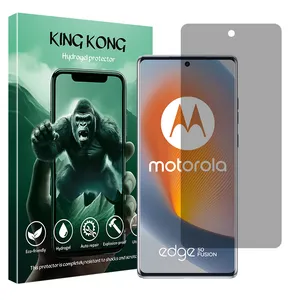 King Kong Tough model privacy screen protector suitable for Motorola Edge 50 Fusion mobile phone