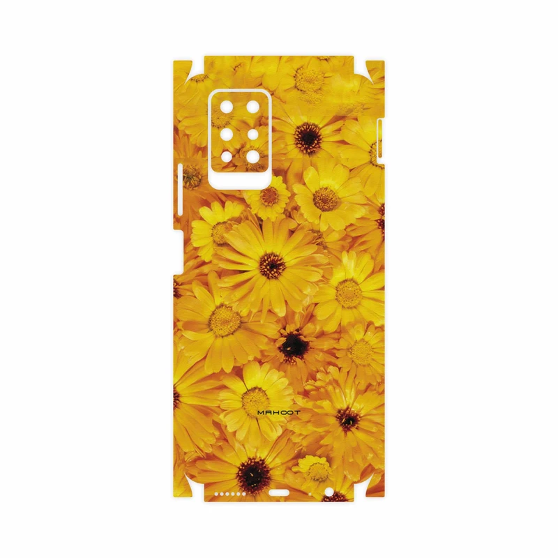 برچسب پوششی ماهوت مدل Yellow-Flower-FullSkin مناسب برای گوشی موبایل اینفینیکس Note 10 Pro